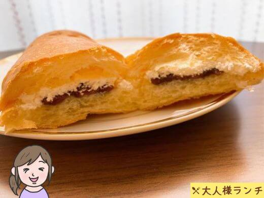 【ファミマ】くちどけ生地 生コッペパン（あん＆バター入りホイップ）